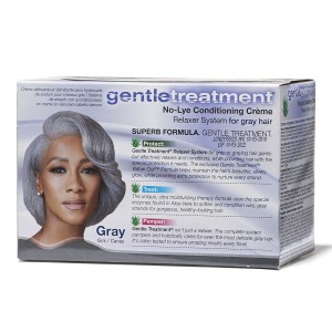 Gentle Treatment No Lye Conditioning Creme Relaxer Gray