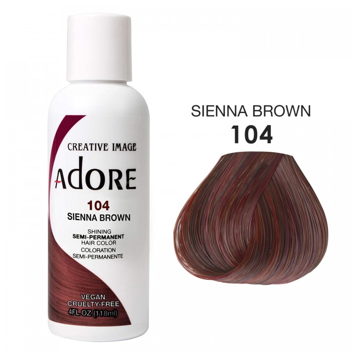 Adore 104 Sienna Brown Semi-Permanent