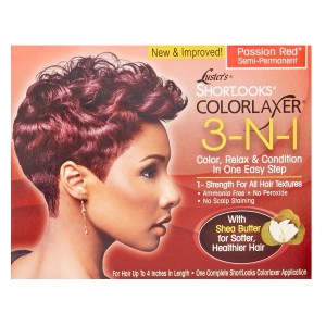 Luster S Shortlooks Color Laxer 3 n 1 Red