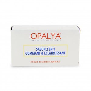 Opalya Savon 2 en 1 Gommant Eclaircissant